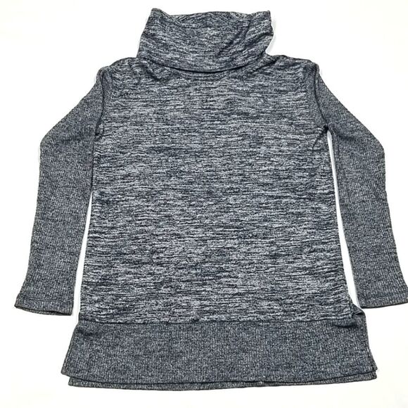 Gap Sweater Women's Size XS Over Sized Turtleneck Long Sleeves Dark Blue Grey - Picture 1 of 5